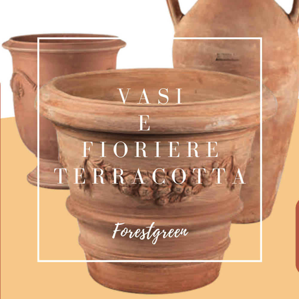 VASI E FIORIERE in terracotta